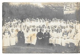 CANNES (06) Carte Photo Guerre 1914-18 Casino Municipal Groupe D'infirmières Novembre 1914 - Cannes