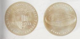 ANDORRA MONEDA DE PLATA  Nº 41  20 DINERS AÑO 1987 XXIV OLIMPIADA SEÚL.SERVEI D'EMISSIÓNS  (E.M.8 - Andorre