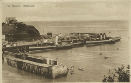 DEVON - ILFRACOMBE - HARBOUR  (With Two Paddlers)  Dv202 - Ilfracombe