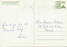 Entier Postal (CARTE POSTALE) IRLANDE " Saint Patrick 1986 " Oblitéré - Enteros Postales