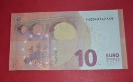 10 EURO NETHERLANDS P001E1 - Draghi - P001 E1 - PA0049142339 - UNC - NEUF - FDS - 10 Euro