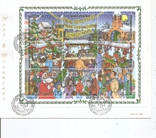 Belgique - Noel Et Nouvel An ( FDC De 1996 Avec BF à Voir) - 1991-2000