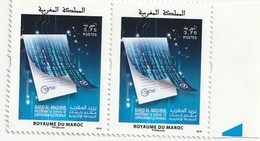 Bloc De 2 Timbres. Maroc. 2019. Barid Al-Maghrib. Poste Maroc. 1919. - Poste