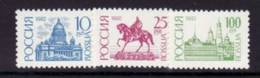 RUSSIA 1992  MICHEL NO:238 V - 240 V  MNH - Unused Stamps