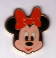 BD63 Pin's DISNEY Tête  Signé Disney EPOXI Minnie Mouse Achat Immédiat Immédiat - Disney