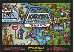 MOLDOVA  , MOLDAVIE ,  Eifel's Bridge , Postcard - Moldavia