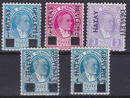HATAY (ALEXANDRETTA) - MH 1939 "HATAY DEVLETI" O/P ON TURKEY - Unused Stamps