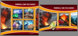 MALDIVES 2019 MNH Volcanoes Vulkane Volcans Minerals M/S+S/S - OFFICIAL ISSUE - DH1942 - Volcanos