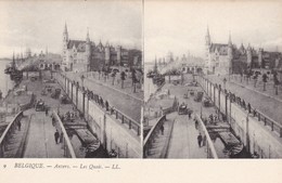 Antwerpen, Anvers Les Quais, Stereo 3d - Cartes Stéréoscopiques