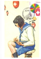 HELVETIA BERN EUROPA  MAXIMUM  POST CARD   (GENN2001197) - Erste Hilfe