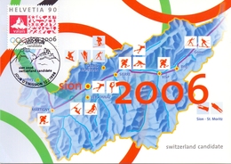 HELVETIA OLYMPIC GAMES  MAXIMUM  POST CARD   (GENN2001201) - Winter 2006: Turin - Paralympics
