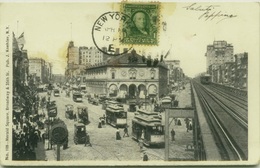 NEW YORK - HERALD SQUARE - BROADWAY & 35 Th ST. - PUB J. KOEHLER - MAILED TO ITALY - 1900s ( 7289) - Plaatsen & Squares