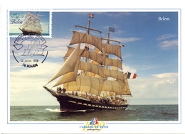 BELEM FRANCE  L'ARMADA DE SIECLE MAXIMUM  POST CARD   (GENN2001214) - Barcos