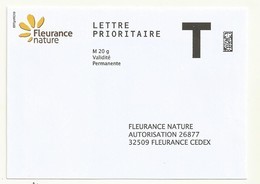 ENVELOPPE T  FLEURANCE NATURE - Cartes/Enveloppes Réponse T
