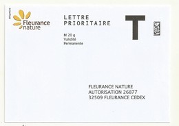 ENVELOPPE T  FLEURANCE NATURE - Cartas/Sobre De Respuesta T