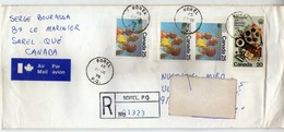 Canada Sorel Air Mail R - Letter 1976 Via Yugoslavia,Macedonia - Nice Stamps . 2 Scans - Covers & Documents