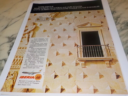 ANCIENNE PUBLICITE NOTRE ESPAGNE ET IBERIA 1972 - Advertisements