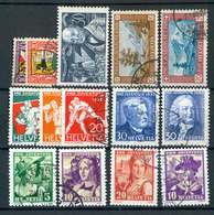 Switzerland Suisse Schweiz - Selection Pro Juventute 1929-34 - Used Stamps