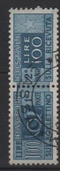 1946-51 Pacchi Postali Fil. Ruota 100 L. US - 1946-60: Usati
