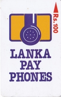 TARJETA DE SRY LANKA DE Rs.100 LOGO EMPRESA (16SRLA) - Sri Lanka (Ceilán)