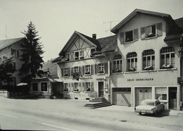 LÄUFELFINGEN Werbung Gasthof Rosengarten Fam. Frei-Ellenberger Auto - Läufelfingen