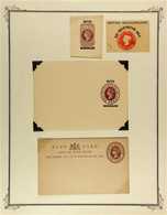 POSTAL STATIONERY - BRITISH AFRICA  19th Century To 1955 Unused Or Used Assembly Of Envelopes, Cards, Registered Envelop - Autres & Non Classés
