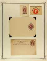 POSTAL STATIONERY - BRITISH AFRICA  19th Century To 1955 Unused Or Used Assembly Of Envelopes, Cards, Registered Envelop - Sonstige & Ohne Zuordnung