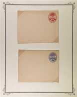 POSTAL STATIONERY - INDIAN OCEAN  19th Century To 1936 Assembly Of Unused Envelopes And Cards Or Used OHMS Printed Envel - Sonstige & Ohne Zuordnung