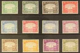 1937  "Dhow" Definitives Complete Set, SG 1/12, Very Fine Lightly Hinged Mint. (12 Stamps) For More Images, Please Visit - Aden (1854-1963)