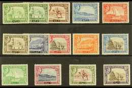 1939-48  Pictorial Definitive Set Plus ½a Listed Shade, SG 16/27, Very Fine Lightly Hinged Or Nhm (14 Stamps) For More I - Aden (1854-1963)