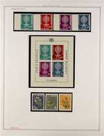 1962- 1965 NHM IMPERFORATE COLLECTION.  A Lovely Collection Of Never Hinged Mint Sets & Associated Miniature Sheets Pres - Albanien