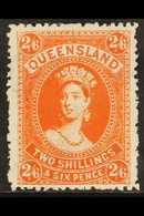 QUEENSLAND  1907-11 2s.6d Reddish Orange Chalon On Thin Paper, SG 309b, Fine Mint. For More Images, Please Visit Http:// - Andere & Zonder Classificatie