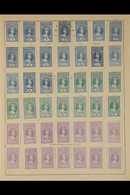 QUEENSLAND  REVENUE STAMPS - IMPRESSED DUTY 1895 Complete Set Of 63 Stamps, 3d To £500, Barefoot 1/63, With Original Gum - Sonstige & Ohne Zuordnung