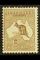 1913-14  2s Brown, 'Roo, First Watermark, SG 12, Very Fine Mint. For More Images, Please Visit Http://www.sandafayre.com - Autres & Non Classés