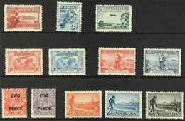 1927-36 KGV NHM SELECTION.  An ALL DIFFERENT Group Presented On A Stock Card That Includes The 1928 Stampex 3d, 1929 3d  - Other & Unclassified