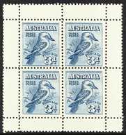 1928  Fourth National Stamp Exhibition Miniature Sheet Of The 3d Blue "Kookaburra", SG MS106a, Never Hinged Mint For Mor - Other & Unclassified