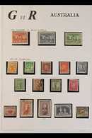 1936-52 ALL DIFFERENT COLLECTION  A Mint Or Used Collection On Pages Which Includes 1936 South Australia Set Mint, 1937- - Altri & Non Classificati