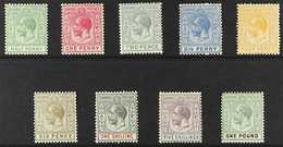 1912 - 19  Geo V Set Complete, Wmk MCA, SG 81/9, Fine To Very Fine Mint. (9 Stamps) For More Images, Please Visit Http:/ - Other & Unclassified