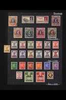 1933-1955 ATTRACTIVE COLLECTION  On Leaves, Mint And Used ALL DIFFERENT Stamps, Includes 1934-37 Set Mint (2a Large Die  - Bahreïn (...-1965)