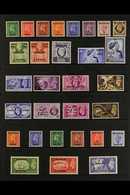 1948-55 VERY FINE MINT COLLECTION OF SETS  Presented On A Stock Page & Includes A Complete Run From The 1948 GB Surcharg - Bahreïn (...-1965)