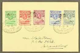 1934 ROYAL TOUR COVER  Bearing 1933 Set To 4d, SG 1/5, Addressed To Johannesburg, And Tied By Very Fine Bilingual "ROYAL - Andere & Zonder Classificatie