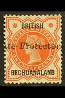 1890  ½d Vermilion With 19mm "Protectorate" Overprint, SG 55, Fine Mint. For More Images, Please Visit Http://www.sandaf - Autres & Non Classés