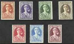 1931  Anti-Tuberculosis Fund Complete Set (SG 593/99, Michel 315/21, COB 326/32), Never Fine Mint, Very Fresh. (7 Stamps - Other & Unclassified
