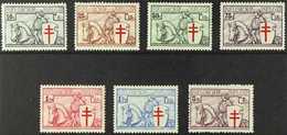 1934  Anti-Tuberculosis Fund Complete Set (SG 670/76, Michel 386/92, COB 394/400), Fine Mint, Very Fresh. (7 Stamps) For - Autres & Non Classés