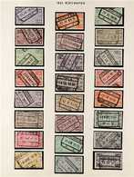 RAILWAY PARCELS  1882-1957 FINE USED COLLECTION In Hingeless Mounts On Leaves, All Different, Includes 1923-31 Set, 1940 - Autres & Non Classés