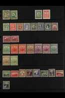 1897-1947 FINE MINT COLLECTION  On Leaves, Includes 1897-1918 1c Blue-green, 1911-16 Set (ex 4c & 8c) Incl 15c (x2), 191 - Other & Unclassified