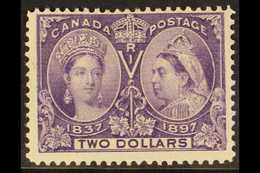 1897  $2 Deep Violet "Jubilee", SG 137, Unitrade 62, Fine Mint  For More Images, Please Visit Http://www.sandafayre.com/ - Otros & Sin Clasificación