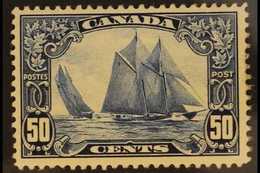 1928-29  50c Blue "Bluenose", SG 284, Mint, A Few Stained Perfs At Right But Well Centred. For More Images, Please Visit - Andere & Zonder Classificatie