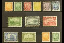 1928-29  Complete Definitive Set Plus 1c And 2c Coil Stamps, SG 273/285 Plus 286/287, Fine Mint, Generally Well Centred. - Altri & Non Classificati