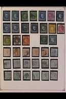 1857-1981 INTERESTING MOSTLY USED ACCUMULATION  On Leaves & Stock Pages, Includes 1857-59 1d (x2) & 2d (x3) Used, 1863-6 - Ceylan (...-1947)